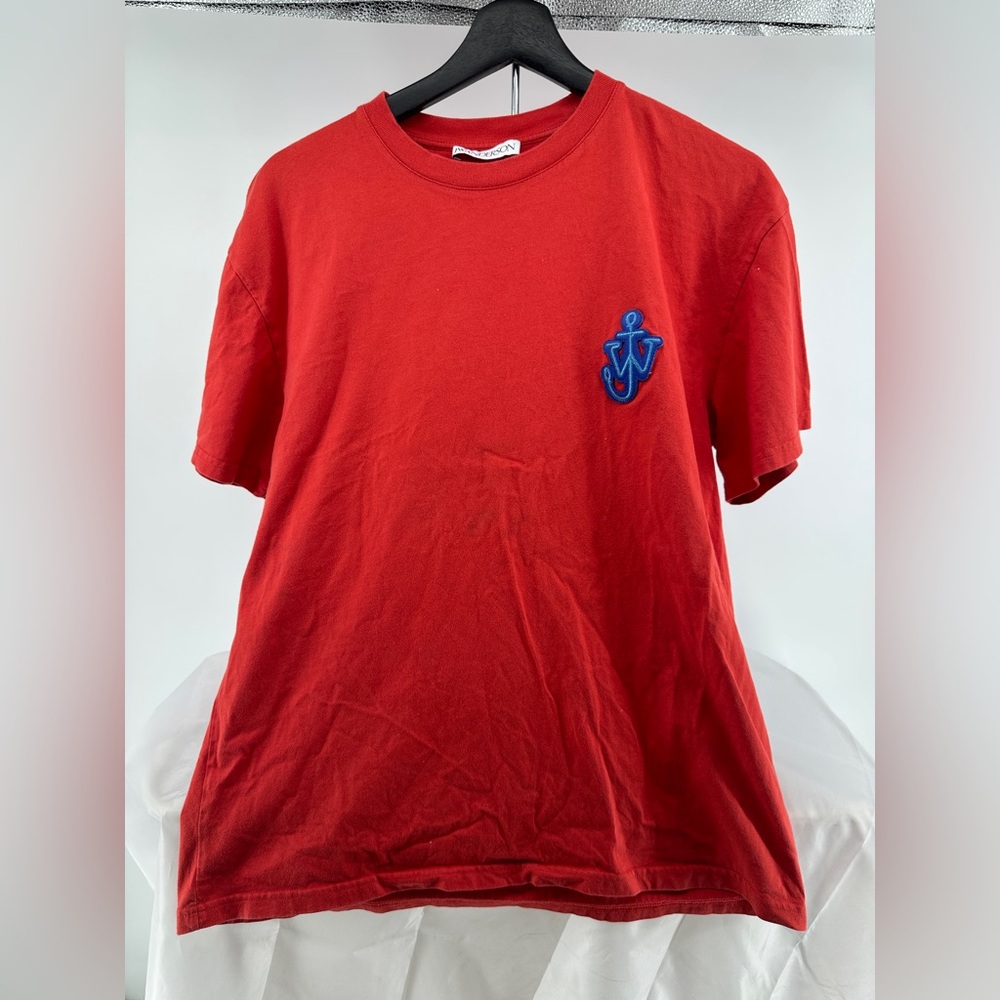 JW Anderson Men's Regular-Fit
Anchor Patch Cotton T-Shirt
Orange